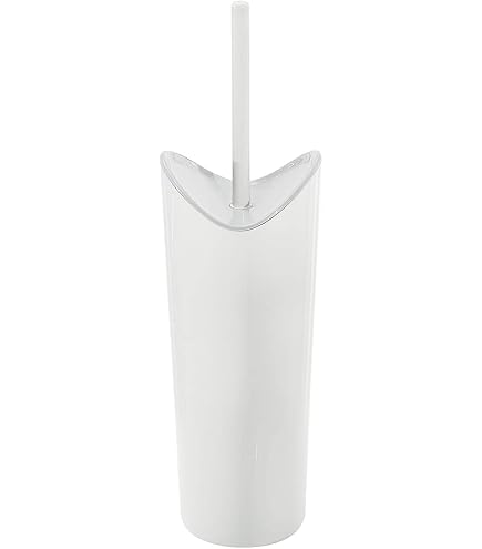 PORTA SCOPINO CON SCOPETTINO WC BAGNO CERAMICA BIANCA CORDA 39CM 10378