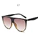 Produktbild ZHOUYF Sonnenbrille Fahrerbrille Kim Kardashian Sonnenbrillen Vintage Retro Flache Oberseite Thin Shadow Sonnenbrille Quadrat Pilot Luxus Designer Große Schwarze Sonnenbrille, G