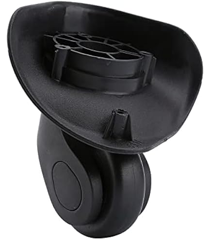 Volein W293 Lot De 2 Roulettes De Rechange Pour Valise Avec 4 Trous De Vis Noir, Noir