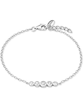 s.Oliver Damen-Armband 925 Silber Zirkonia weiß 19 cm - 568524