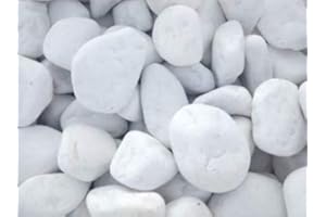 SACO CANTO RODADO BLANCO PURO 20-40 MM 20 KG Saco Piedra Decorativa Jardin Canto RODADO Blanco Puro 20-40 MM 20 KG