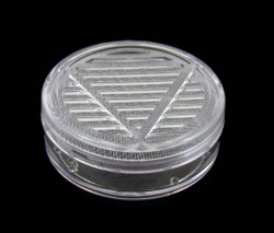 Humidor-Polymerbefeuchter rund 5,3x2,0cm transparent