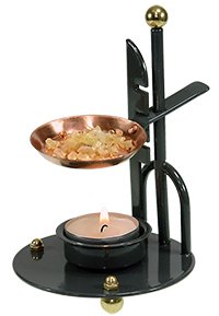 Weihrauchbrenner mit Pfännchen - Höhenverstellbar - zum schmelzen von Weihrauch