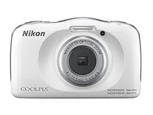 Nikon Coolpix W150 13.2 MP Waterproof Camera with Full HD Recording with 16GB Card and Camera Case (White)