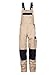 Produktbild TMG® Herren Latzhose für Tischler/Stuckateur - strapazierfähig - Sandfarben (W38 R / EU54)