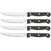 IKEA 4 Adet Bı&ccedil;ak Seti &Ccedil;ok Ama&ccedil;lı 22 Cm Siyah-Paslanmaz &Ccedil;elik 4 L&uuml; Set