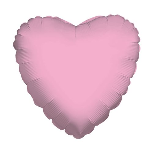 Folienballon "Herz", mittel, rosa