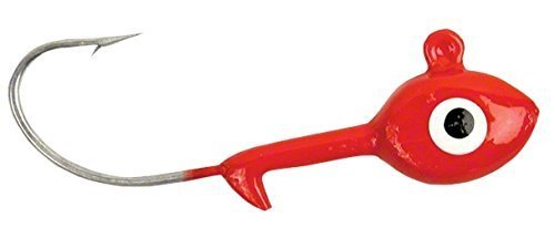 Sea Striker Got-Cha Jig Head (8-Pack), 1/8-Ounce, Red Finish