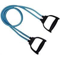 KAJATI® Double Toning Resistance Tube Heavy Quality Exercise Band for Stretching, Full Body Workout, Home Gym and Toning…