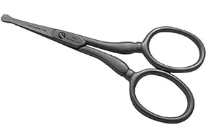 Tenartis 139 Forbici Inox per Peli Naso, Orecchie e Viso con Custodia in PVC - Made in Italy