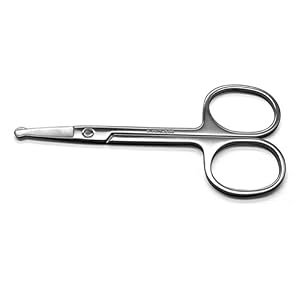 Frcolor Facial Hair Scissors - Safety Hair Scissors for Eyebrows, Eyelashes, Nose Hair, Ear hair, Moustache and Beard… - Image 2