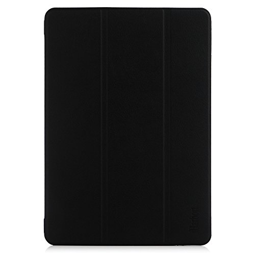 iHarbort® iPad Air 2 Hülle – Multi-Winkel PU Leder Tasche Hülle Etui Schutzhülle Ständer Smart Cover für iPad Air 2 / iPad 6 9.7 zoll, mit Schlaf / Wach-up-Funktion schwarz - 6