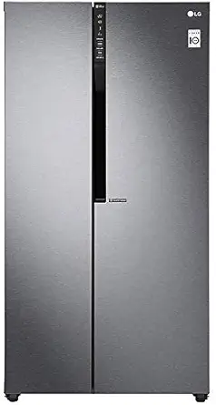 LG 679 L Frost Free Inverter Linear Side-by-Side Refrigerator (GC-B247KQDV, Graphite steel, Multi Air Flow)