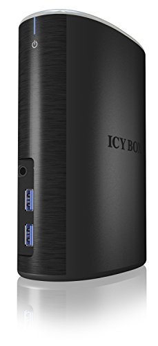 Icy Box IB-DK2651AC USB 3.0 Multimedia-Dockingstation für Notebook/PC (6x USB 3.0, HDMI & DVI-I, Gbit LAN, 5.1 Surround, 3,5 mm In/Out) schwarz - 4