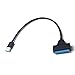 Price comparison product image Fxhu.00008 Sata Usb3.0 Adapter Cable Converter for 2.5 Inch HDD Hard Disk Laptop Sata Adapter Cable USB 3.0 to Sata22P 0.5M Black