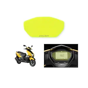 Mototrendz Speedometer Protector for TVS NTORQ 125 | Neon Green | 3 mm Thick | Made in India | Mototrendz