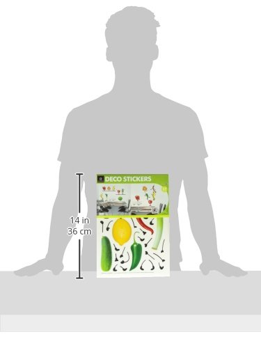 Eurographics Deco Sticker / Wandtattoo DS-DT1033 Crazy Vegetable 25 x 35 cm - 4