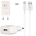 Produktbild M2 Ladeset Ladegerät Schnell Netzteil + USB-C Kabel Typ-C Datenkabel Ladekabel Adapter Lade-Adapter Netzstecker Home Fast Charger Schnellladegerät weiß kompatibel mit LG G7 ThinQ
