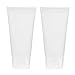 Imported 2pcs 50ml Soft Empty Cosmetic Cream Facial Cleanser Container Tube - Clear RS.220.00