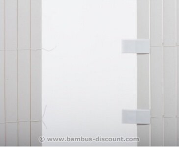 Nahtlose Verbindung für Kunststoffmatten von Videx, weiss, mit 4 Stück pro Beutel - 4