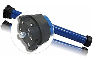 heicko Rohrmotor, mechanisch einstellbare Endlagen, 20 Nm mit Adapter für 60 mm 8-Kantwelle (1 ST)