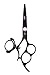 Shears Direct Pro Black Titanium, 6.0 Inch, 2.6 Ounce RS.10324.00