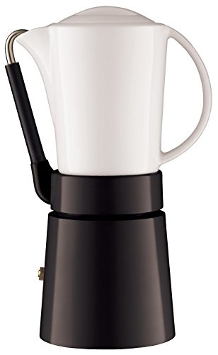 Aerolatte Caffe Porcellana Espressokocher, Schwarz Aerolatte Caffe Porcellana Espressokocher, Schwarz Bilder