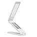 Produktbild LED Schreibtischlampe mit Kalender Wecker faltbar Klapplampe Tischlampe USB Ladekabel