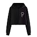 Produktbild togel Damen Long Sleeve Lässige Kapuzenpullover Pullover Top Bluse Kapuzenpullover Damen Weihnachtspullover Strickjacke Hoodie Sweatshirt übergroße Pullover Rollkragenpullover