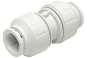 John Guest Speedfit PEM0415W - Connettore dritto 15 mm (confezione da 10) by JG Speedfit