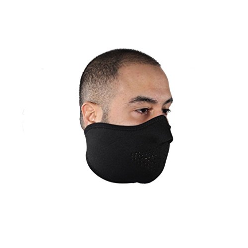 Preisvergleich Produktbild Schwarz Motorrad Neopren Gesichtsmaske