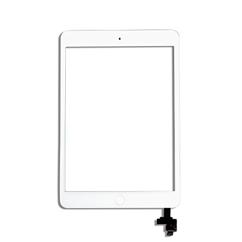 LL TRADER Für iPad mini 1&2 Touchscreen Digitizer Glaslinse mit IC Flexkabel , Home Button und Werkzeug Weiß Ersatz - 2
