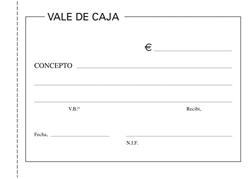 Exacompta 75150S - Vales de caja 100 hojas 105 x 148 Exacompta 75150S - Vales de caja 100 hojas 105 x 148