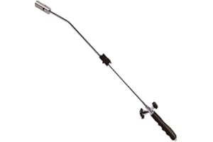 PROWELTEK KZ GARDEN - Desherbeur thermique piezo Chalumeau gaz pour cartouche gaz UN2037 encliquetable Brule herbes