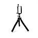 Produktbild Oktopus Handy Stativ Tripod Dreibein Stativ Kamera-Stativ Ständer Halter für Kamera und jedes Smartphone inklusive Handyhalterung (Schwarz, 24 * 15)