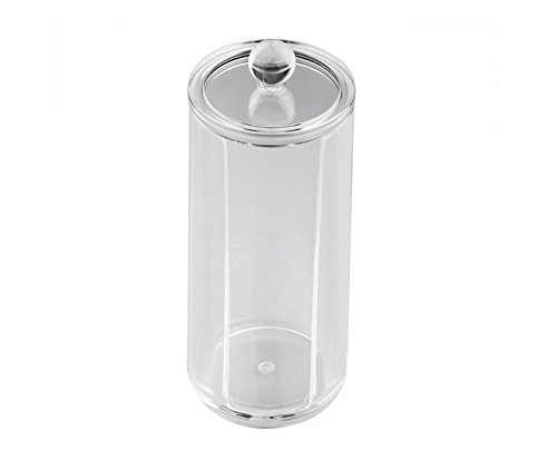 KAMAY'SClear Acrylic cosmetic Cotton Bubs Holder / case, can also be used as Cotton Pad Dispenser/Holder, Make up swab Q-tip organizer/container, Beauty & Makeup cotton sticks storage/box (SF-297)
