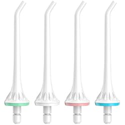 iTeknic 4 Buses de Rechange Standard pour iTeknic Jet Dentaire Électrique Sans Fil de Voyage Portable 300ML, Accessoire Embout Canules de Remplacement pour Hydropulseur Jet Dentaire iTeknic