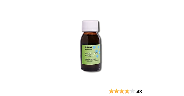 The good vibes company srl Goovi Omega, Omega, Omega! - Oro Vegetale - 60  ml : Amazon.it: Salute e cura della persona