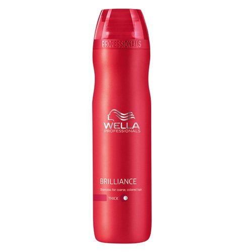 Wella Brilliance Shampoo for Coarse Colored Hair, 10.1 Ounce