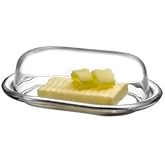 Pasabahce 98402 &ndash; Tereyağı Kutusu, Saklama Kabı Basic 19,7 x 13,1 cm, 2 Par&ccedil;a Cam