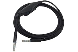 TAORICEN Replacement Cable Compatible with Logitech G633 G635 G933 G935 Gaming Headphones, Volume Control with Microphone, Headphone Audio Extension Cable 1.5 m