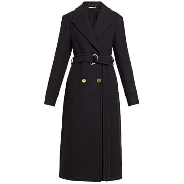 Buy CURLBIUTY Women Swing Double Breasted Wool Pea Coat Winter