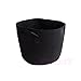 Produktbild LANDUM Schwarz Stoff Töpfen Pflanze Tasche Rund Belüftung Pot Container Gemüse Grow Staubbeutel, Schwarz, 5 Gallon25 x 30 cm/9.84 x 11.81