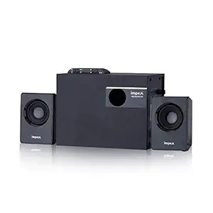 Impex Micro Plus 20 Watts 2.1 Channel Multimedia Speaker System with USB/SD/MMC Card/Bluetooth & Remote Function (Black)