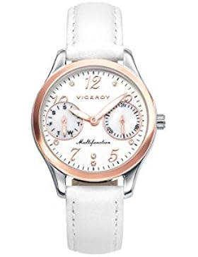 Uhr Viceroy Mädchen 42206–05weiß Kommunion Multifunktions