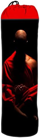 Orgner Water Proof Printed Yoga mat cover / Bag for 3 or 6 mm standard &amp; XL size Yoga Mats. Yoga Cover flat : 7 x 28 inch