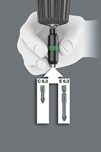 Wera 05056371001 Bitsortiment 7tlg. BiTor 8755-6/BDC PZD WERA BithalterC/E6,3 - 9