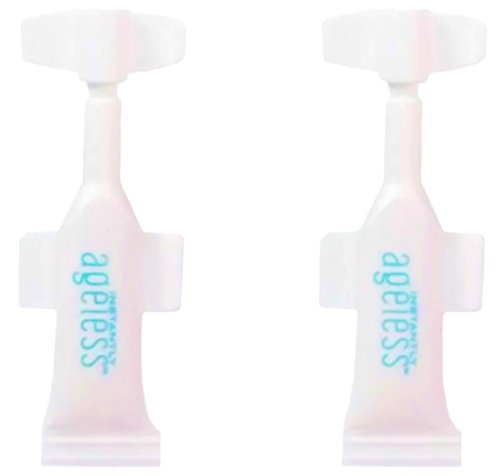 Two Instantly Ageless Vials by Jeunesse (0.6ml vial x 2) Plus Printed FAQ's, Product Details and Tips