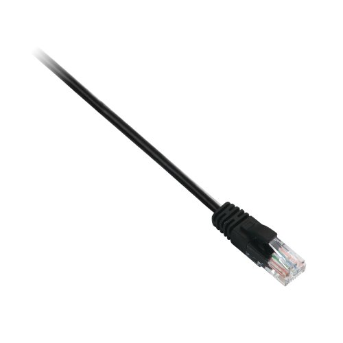 V7 V7E3C5U-01M-BKS CAT5e UTP Netzwerkkabel (RJ-45, Stecker auf Stecker) schwarz 1 m