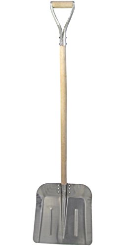 Alu Schneeschieber Schneeschaufel Schneeräumer Schneewanne Schneeschippe Schaufel Schippe Silber - 2